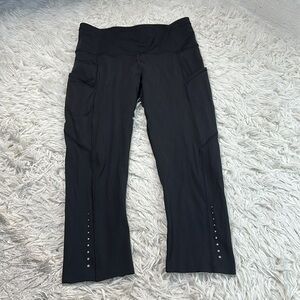 Lululemon Fast & Free Crop (19") Black
